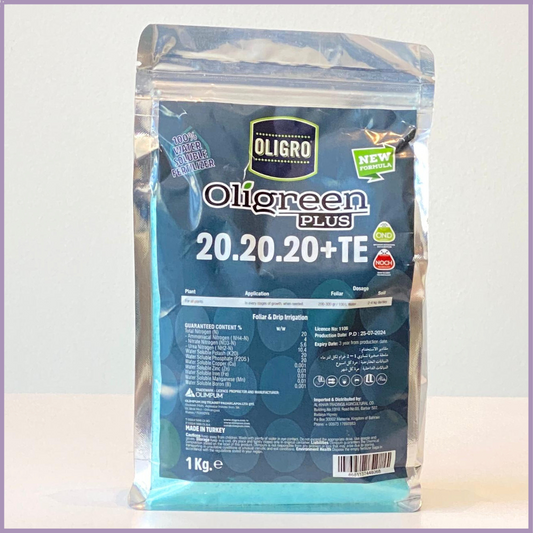 OLIGRO Oligreen Plus 20.20.20+TE Fertilizer for Plants