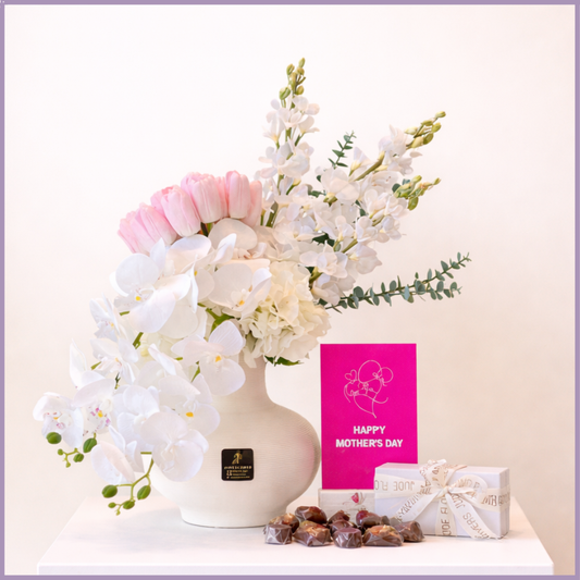 Orchid Grace Mothers Day Flowers and Dolcetta Chocolate Gift