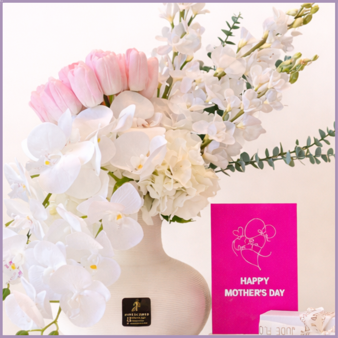 Orchid Grace Mothers Day Flowers and Dolcetta Chocolate Gift