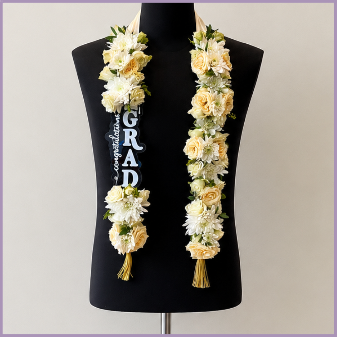 Pearl Tassel Graduation Garland