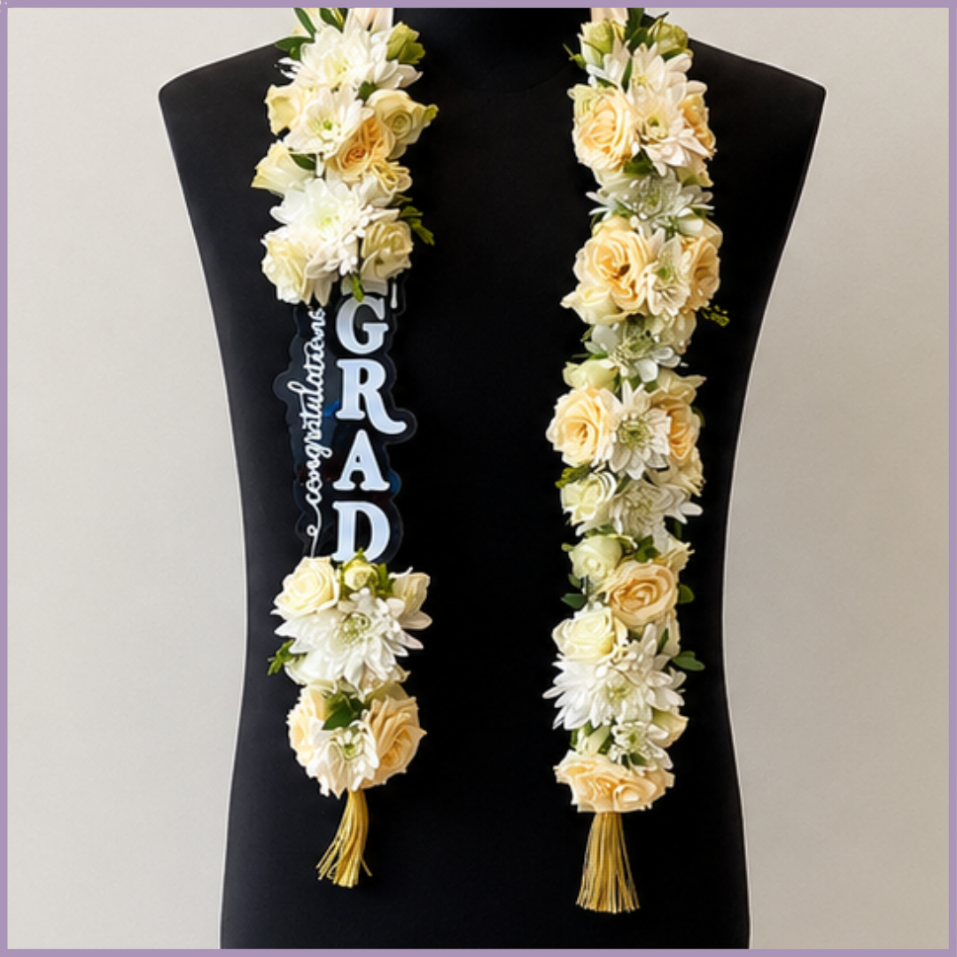 Pearl Tassel Graduation Garland