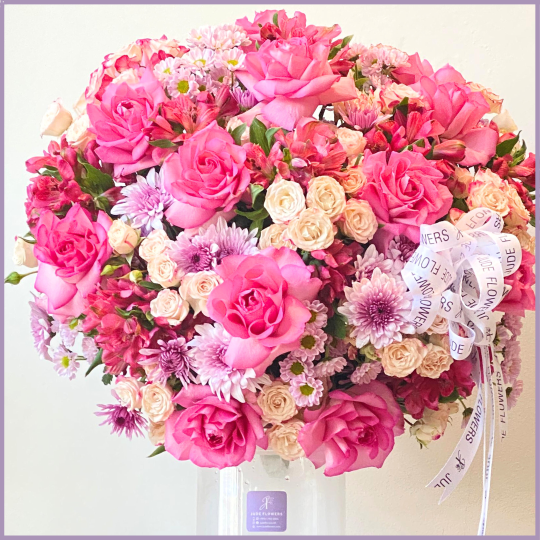 Pink Radiance Vase Arrangement
