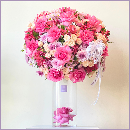 Pink Radiance Vase Arrangement