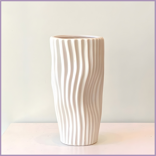 Pure Wave Ceramic Vase