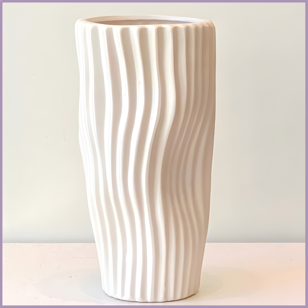 Pure Wave Ceramic Vase