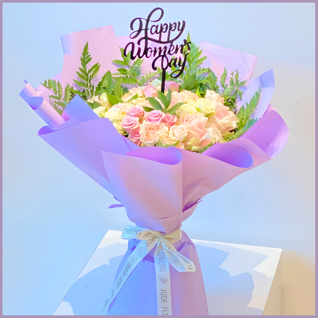 Purple Bloom Bouquet - Women’s Day Edition