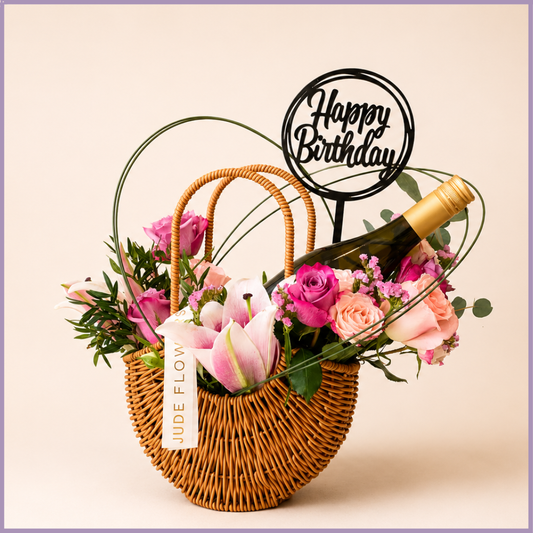 Rosé Celebration Harvest Basket