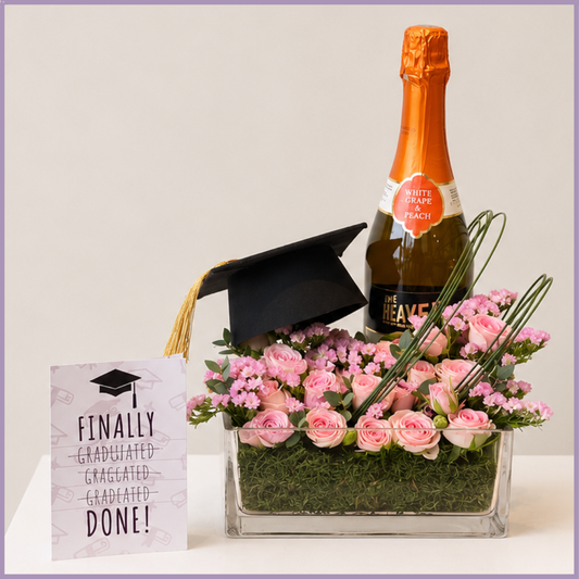 Rosé Diploma Celebration Vase