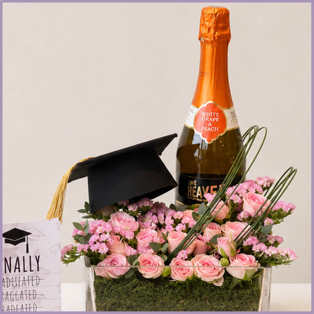 Rosé Diploma Celebration Vase