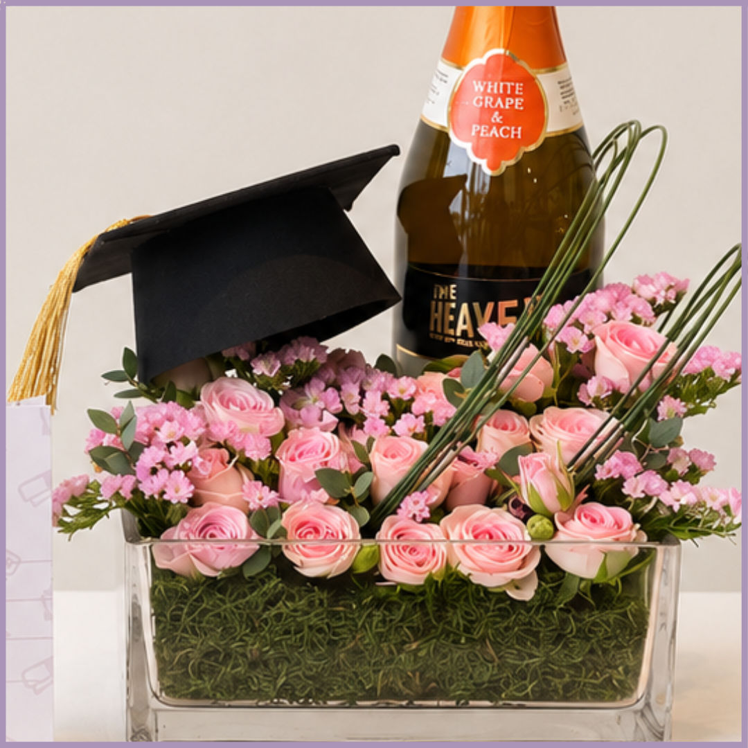 Rosé Diploma Celebration Vase