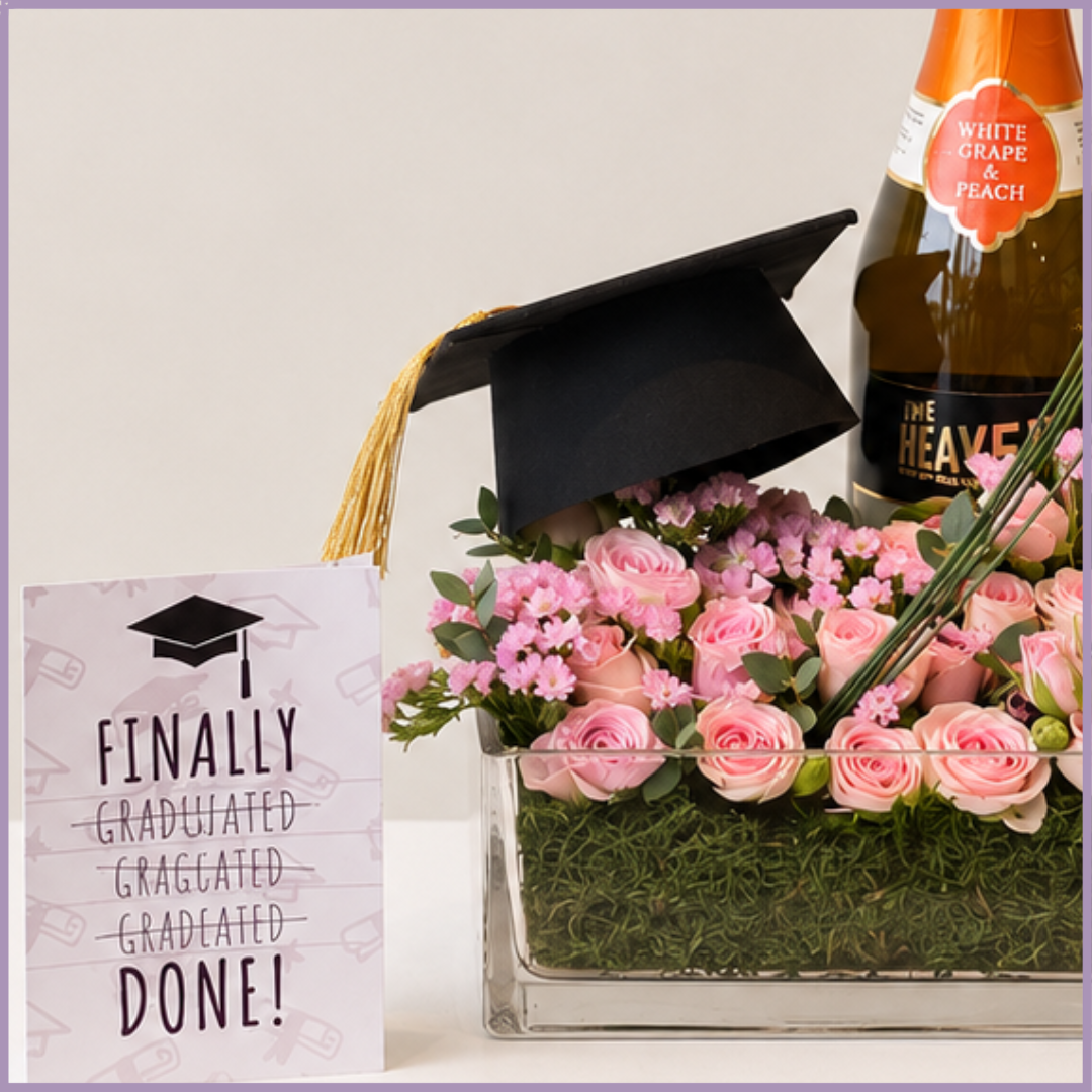 Rosé Diploma Celebration Vase
