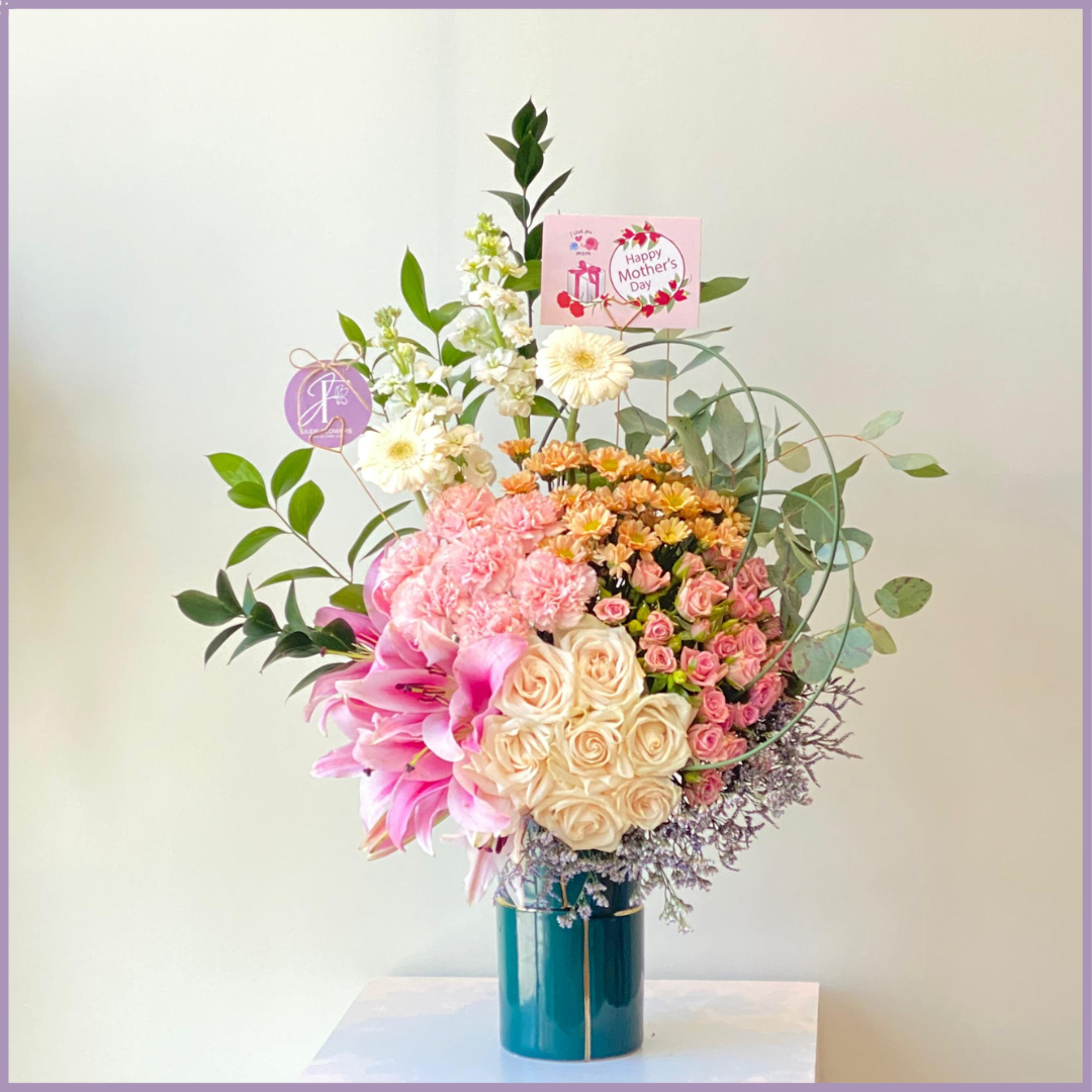 Royal Blue Bloom Grand Arrangement