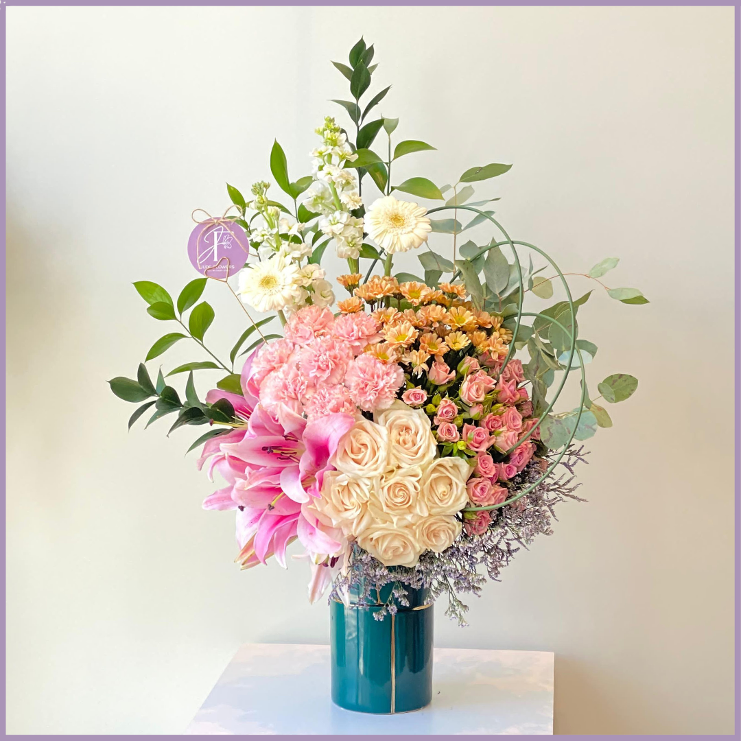 Royal Blue Bloom Grand Arrangement