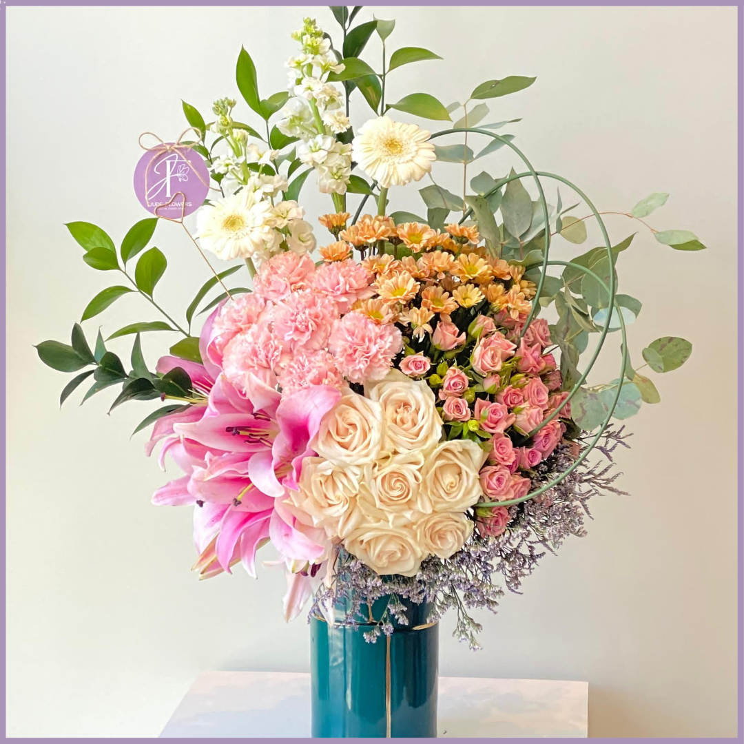 Royal Blue Bloom Grand Arrangement