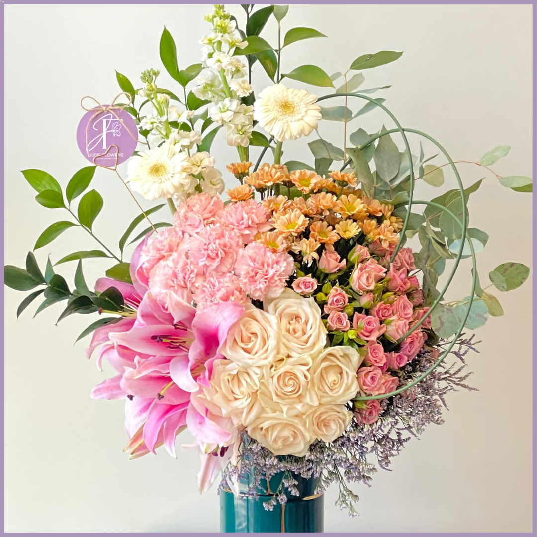 Royal Blue Bloom Grand Arrangement