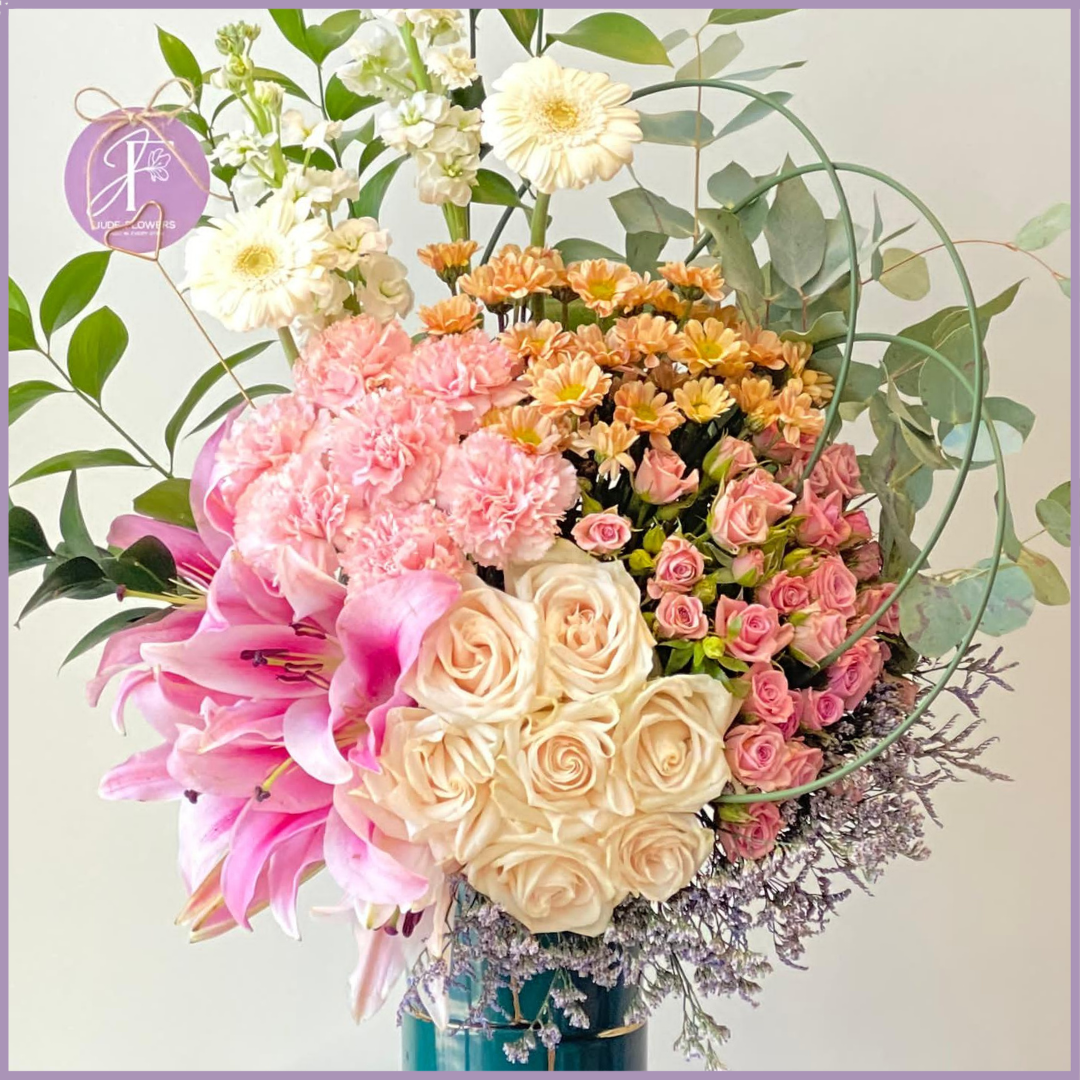 Royal Blue Bloom Grand Arrangement