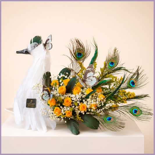 Royal Peacock Elegance Tray
