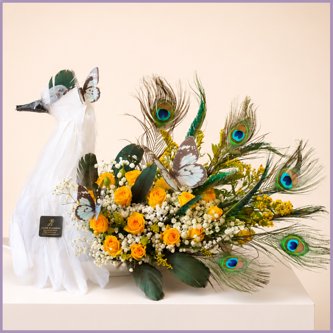 Royal Peacock Elegance Tray