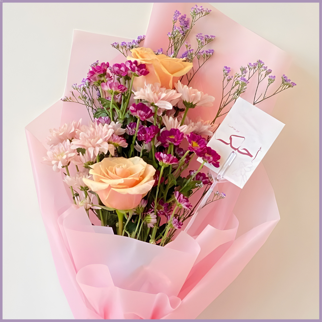 Sweet Celebration Rose & Santini Bouquet