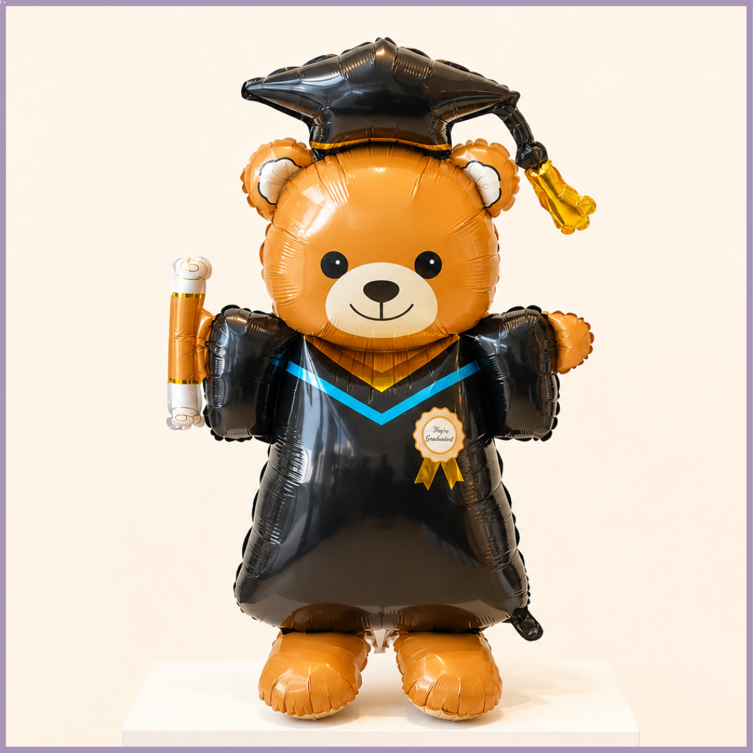 Tassel Teddy Celebration Balloon