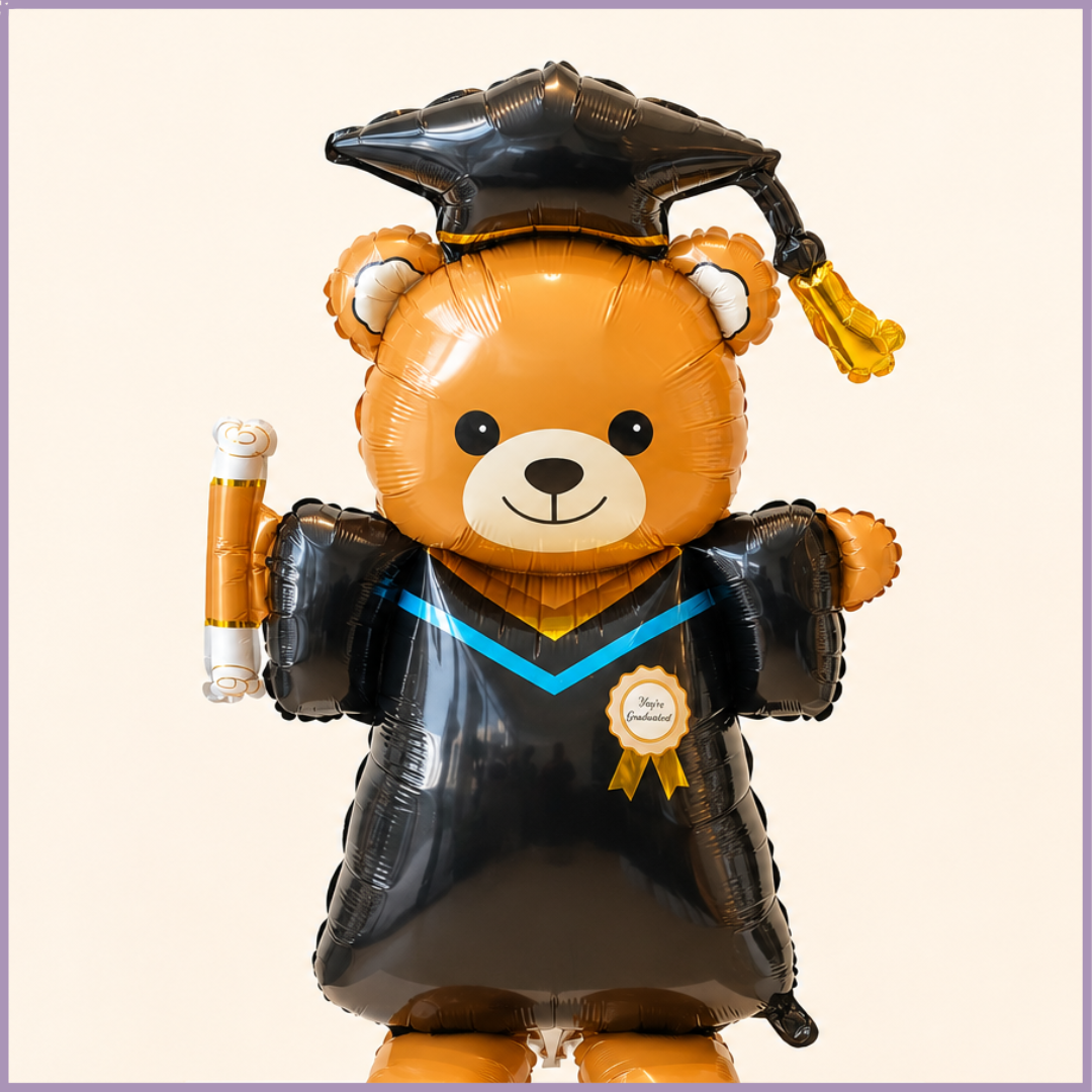 Tassel Teddy Celebration Balloon