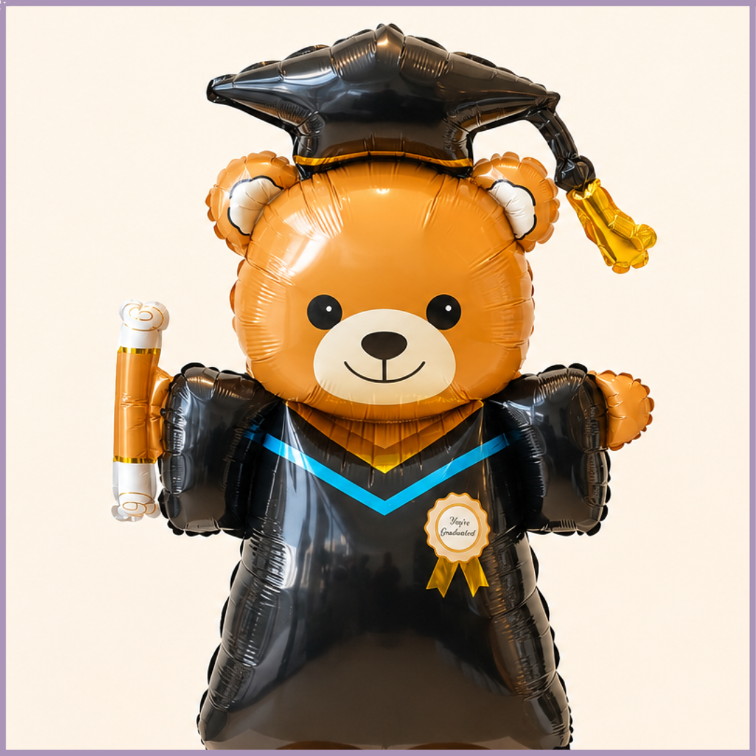 Tassel Teddy Celebration Balloon
