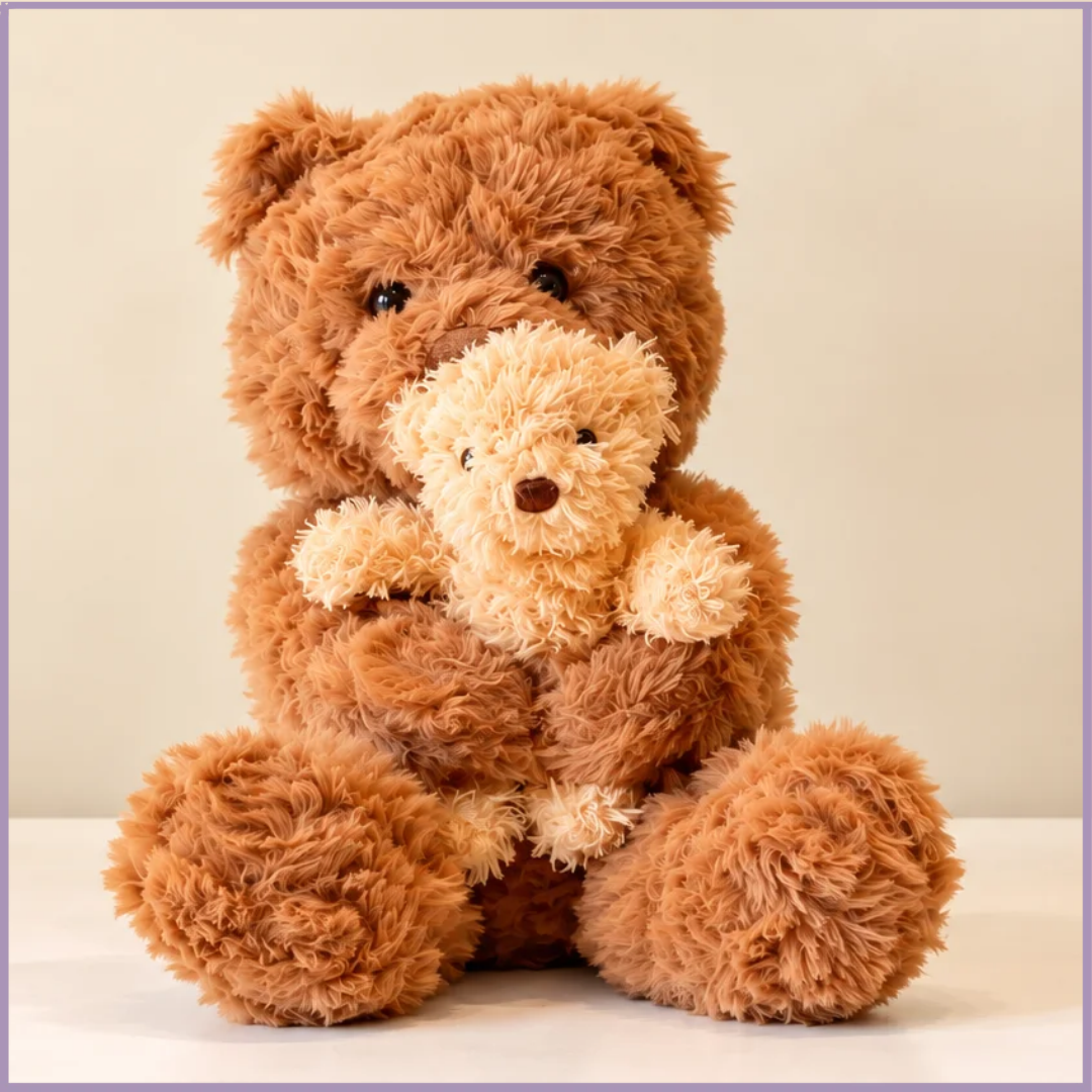 Teddy Bear Cuddle Duo – Plush Teddy Bear Gift