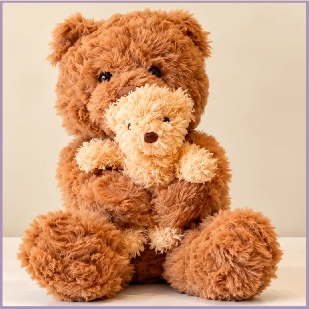 Teddy Bear Cuddle Duo – Plush Teddy Bear Gift