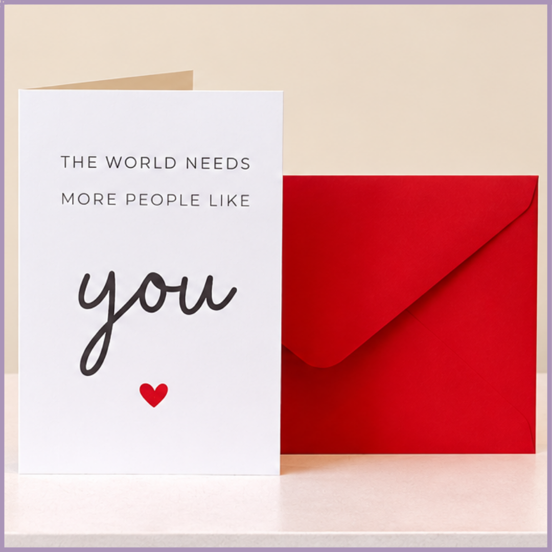 The World Needs You Card