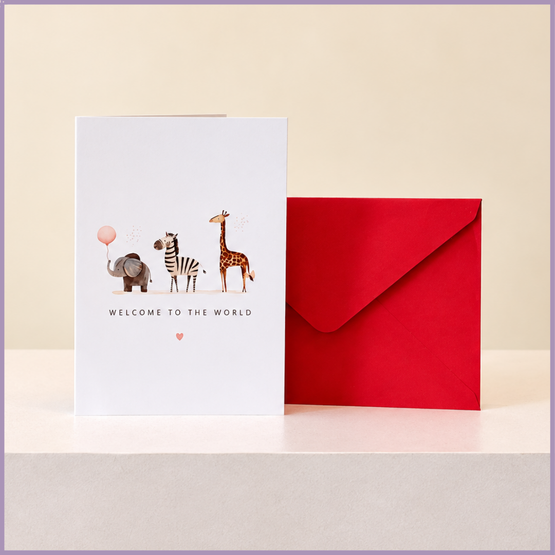 Welcome to the World Baby Card