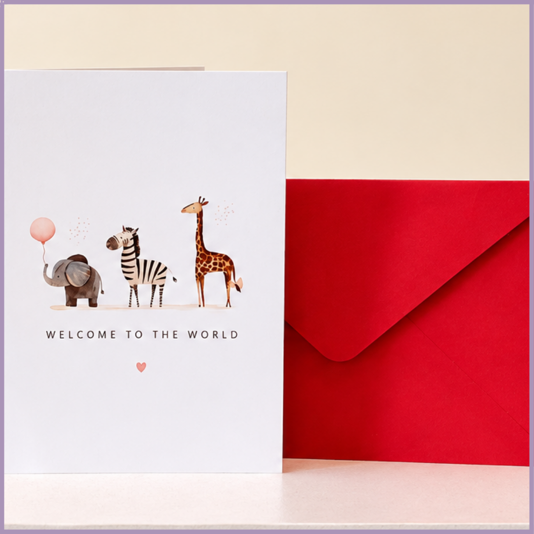 Welcome to the World Baby Card
