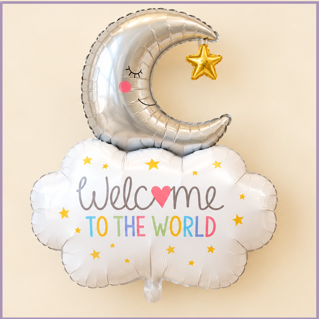 Welcome to the World Moon Balloon