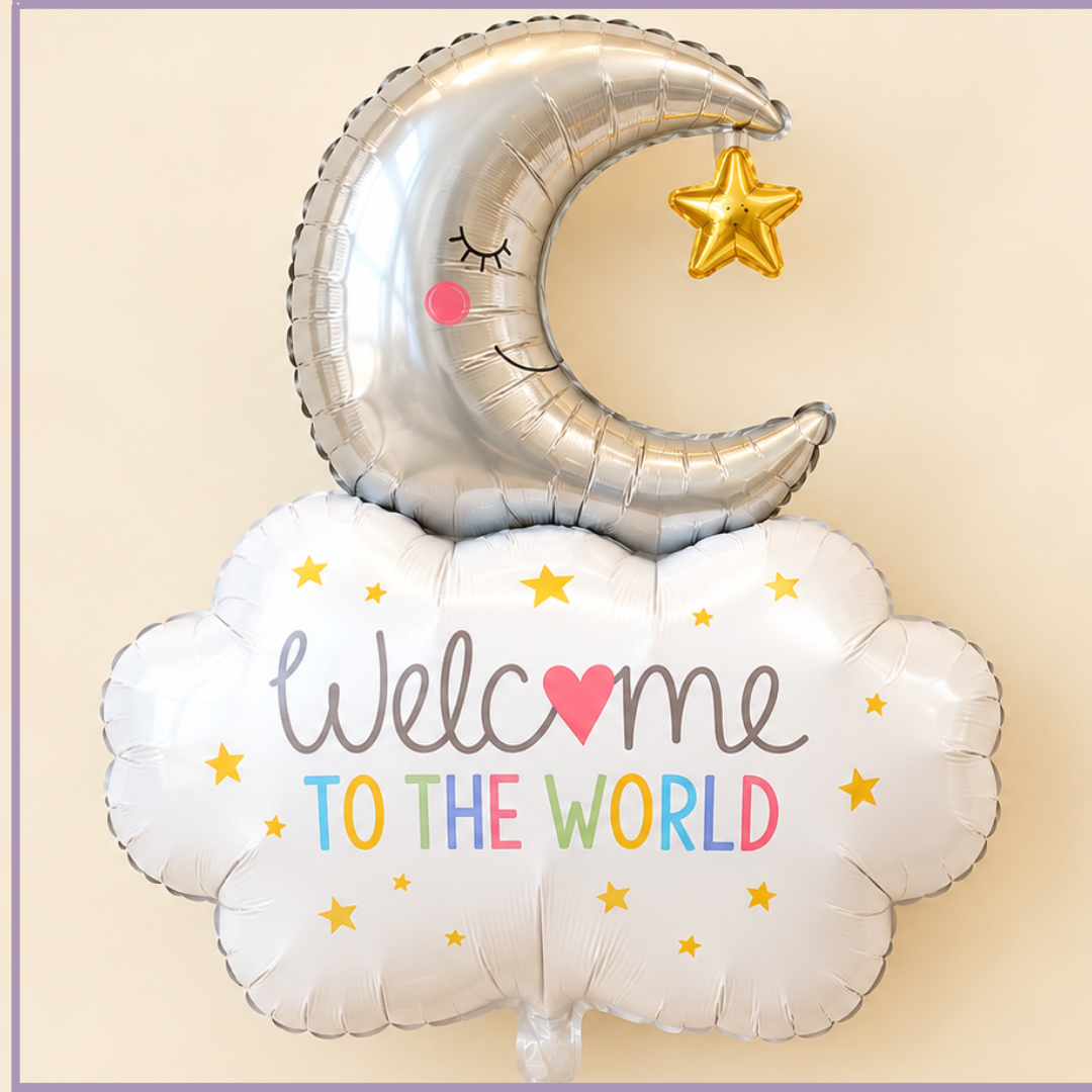 Welcome to the World Moon Balloon