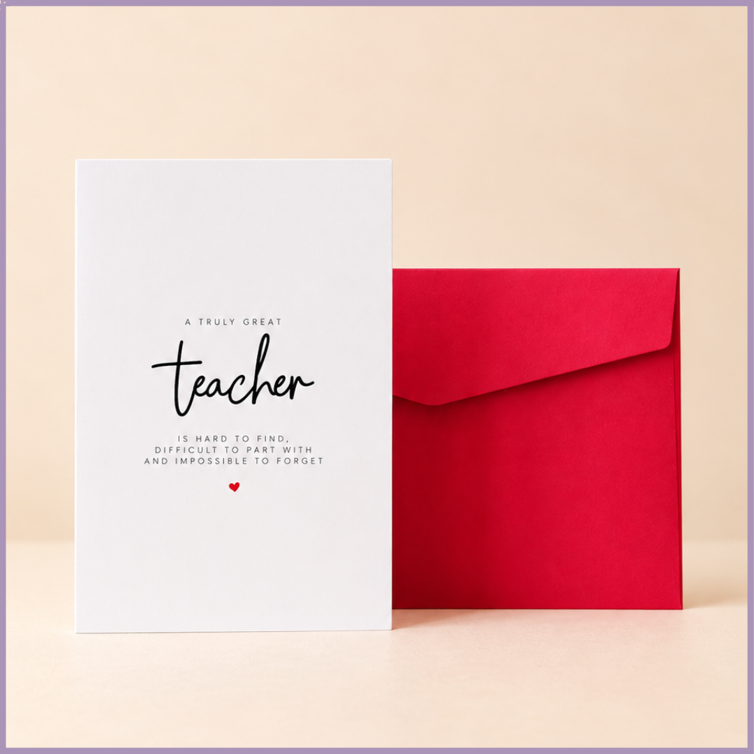Truly Great Teacher Card