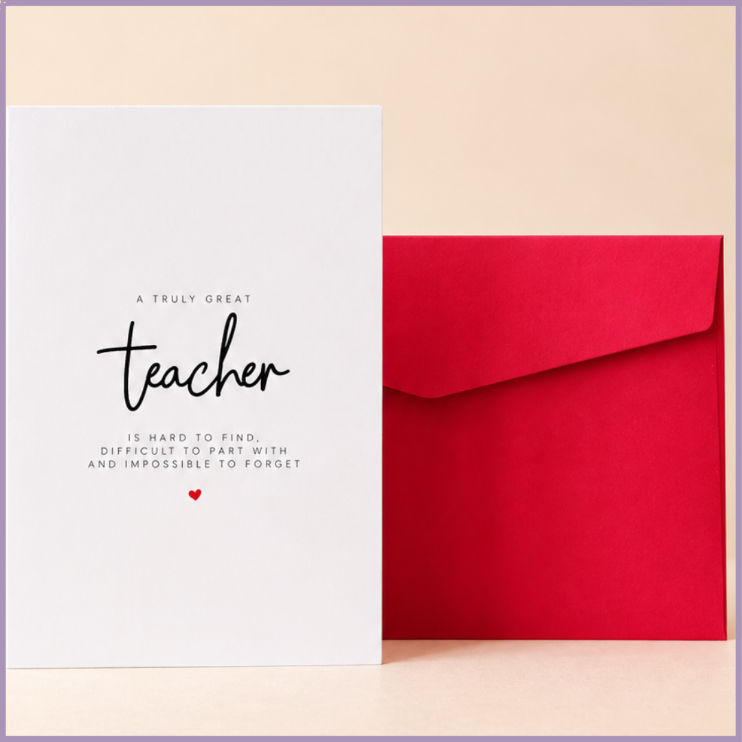 Truly Great Teacher Card