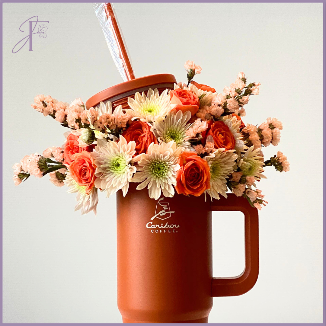 Caribou Coffee Bloom Tumbler - Floral Infusion