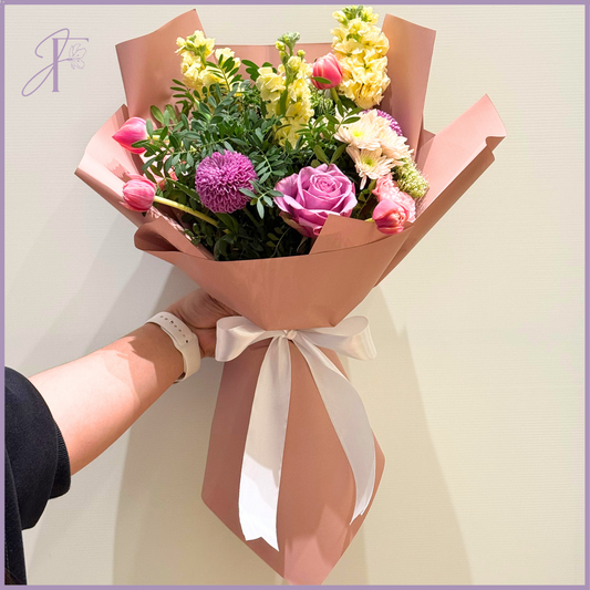 Carnival Colors Bouquet - A Festive Floral Display