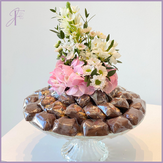 Jude's Pink Bloom & Dolcetta Stand