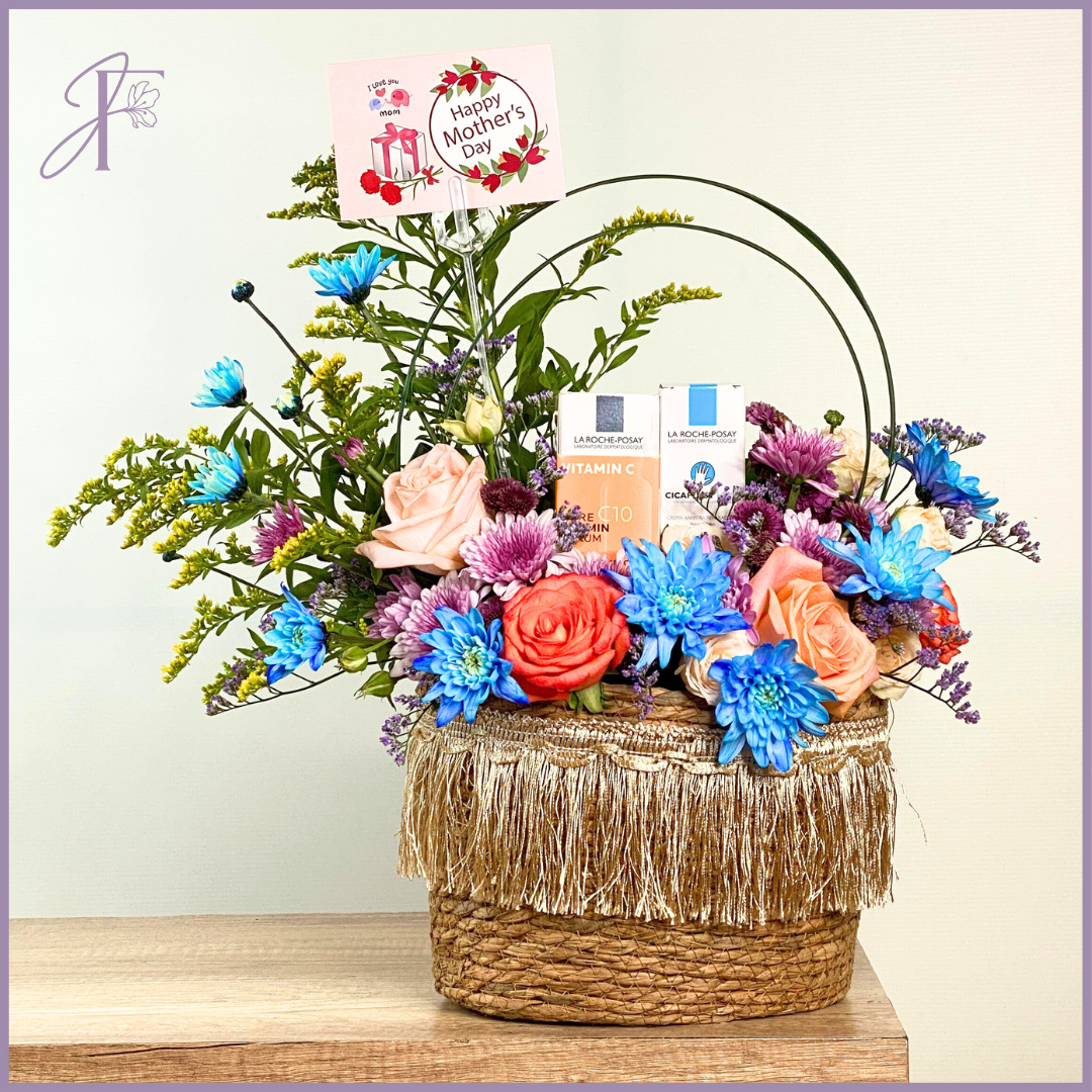 Mother’s Day Bloom Basket – You Plus Pharmacy x Cicaplast & Vitamin C