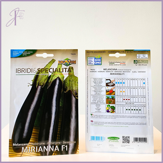 Non-GMO Eggplant Seeds (Mirianna F1) - Grow in Bahrain – plant, delivered in Bahrain