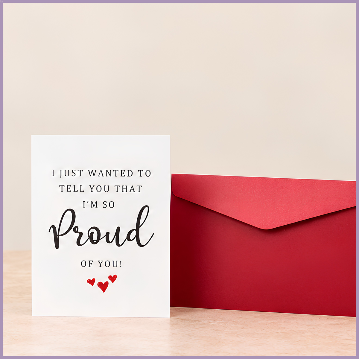 Proud of You Greeting Card – 18cm x 13cm