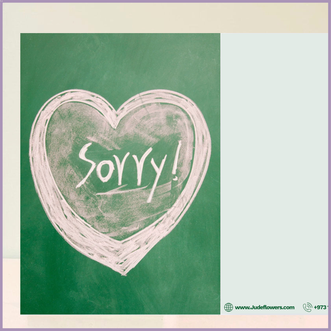 Greeting Card: Sorry by Jude Flowers