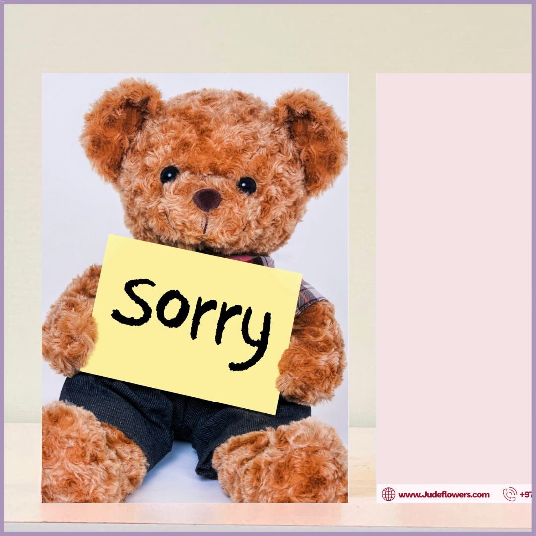 Sorry Greeting Card by Jude Flowers