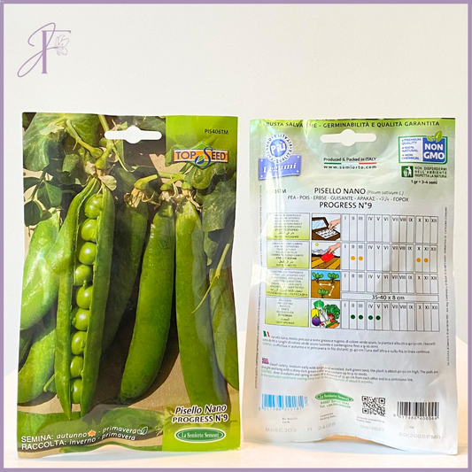 TOP SEED Non-GMO Dwarf Pea Seeds - Progress N09 - Fresh Garden Peas – plant, delivered in Bahrain