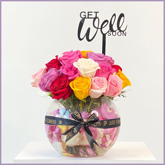 The Safe Journey Rose Vase - English – flowers, delivered in Bahrain
