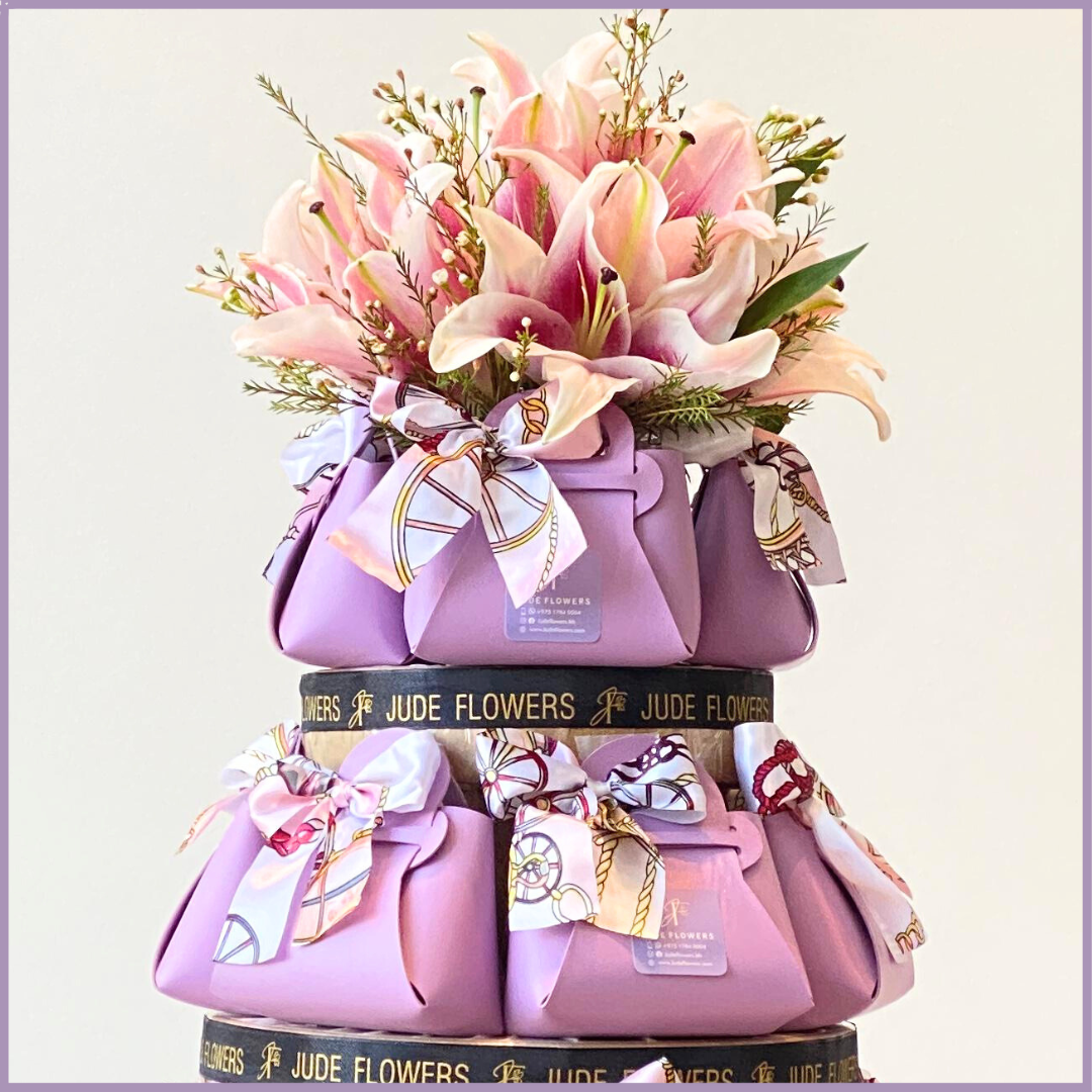 The Ultimate Bloom & Bite Tower by Jude Flowers