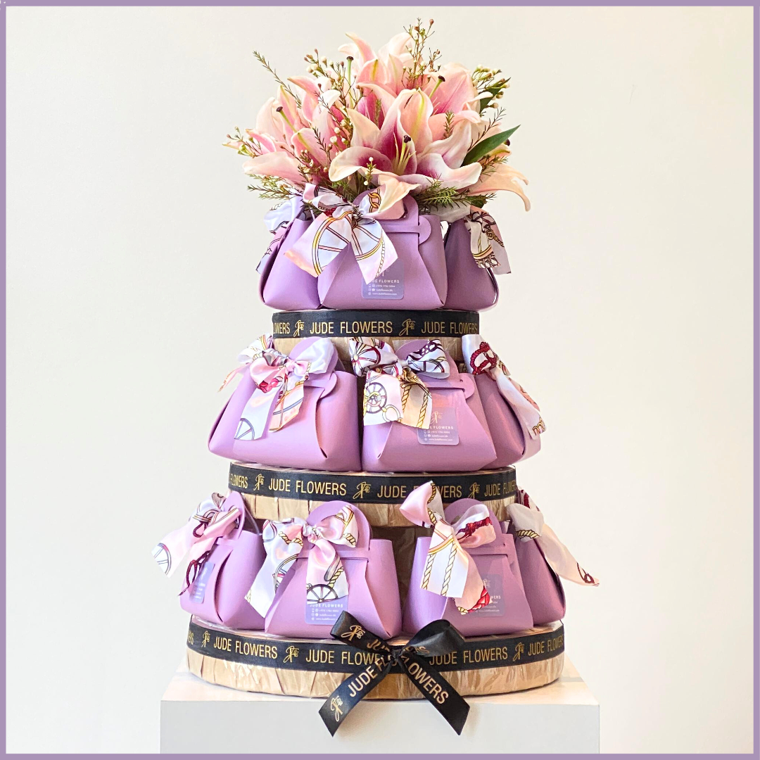 The Ultimate Bloom & Bite Tower by Jude Flowers