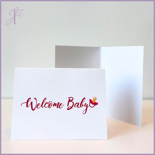 Welcome Baby Greeting Card - Sweet Arrival Wishes