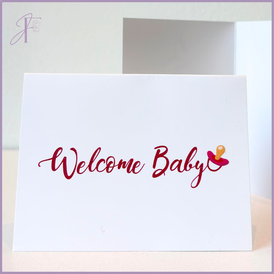 Welcome Baby Greeting Card - Sweet Arrival Wishes