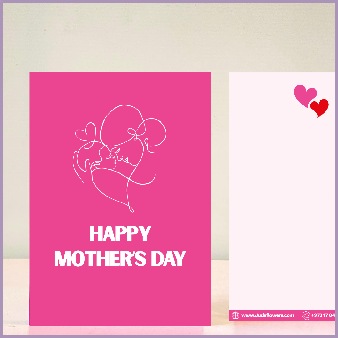 Classic Pink Mother’s Day Card